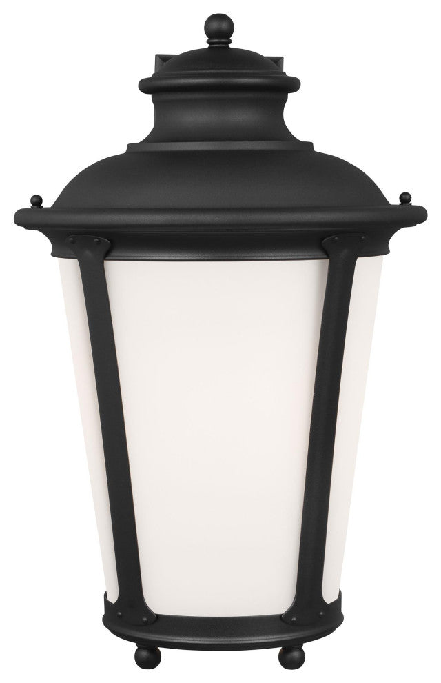 Cape May Extra Large 1-Light Outdoor Wall Lantern, Black