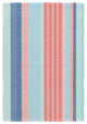 Dash & Albert Aruba Stripe Handwoven Cotton Rug, Pink, 6' x 9'