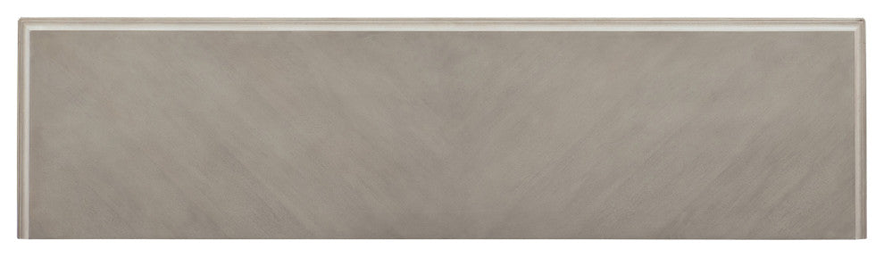 Hooker Furniture 5990-90002-LTWD Elixir 70"W Rubberwood and - Serene Gray Beige