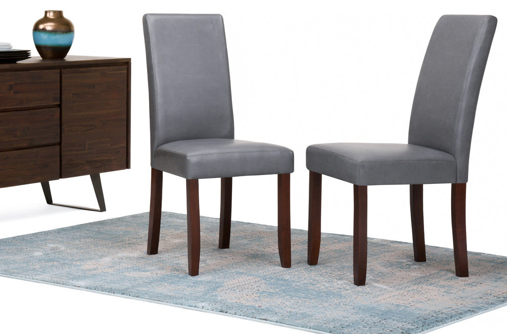 Acadian Parson Dining Chair (Set of 2) in Stone Grey