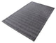 Ronal Handwoven Cotton Flatweave In Charcoal - 5ft x 8ft