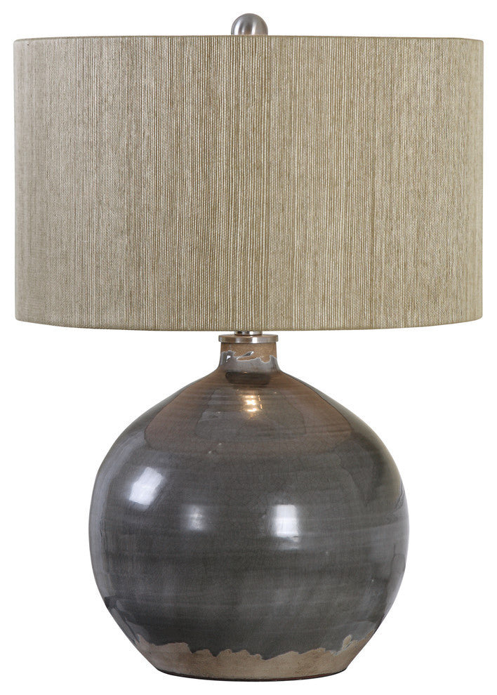 Vardenis Gray Ceramic Lamp