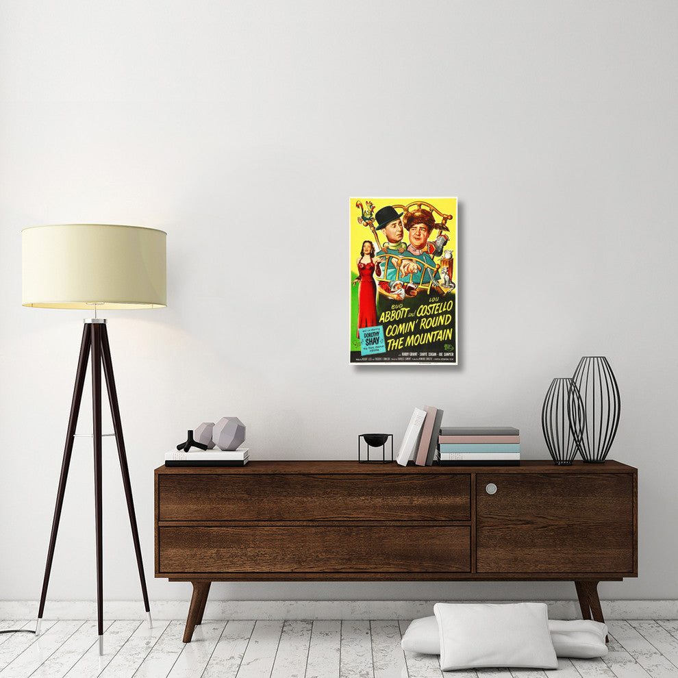 Abbott and Costello, Comin Round The Mountain, 19x30