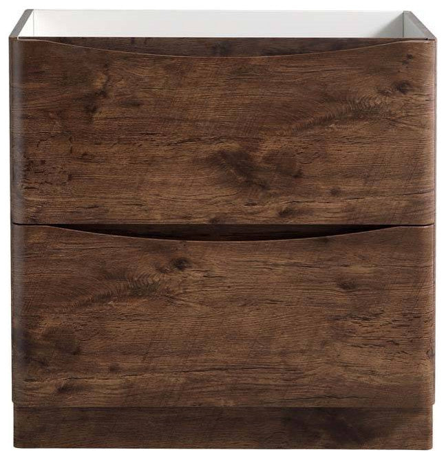 Fresca FCB9132RW Tuscany 32" Rosewood Free Standing Modern Bathroom Cabinet