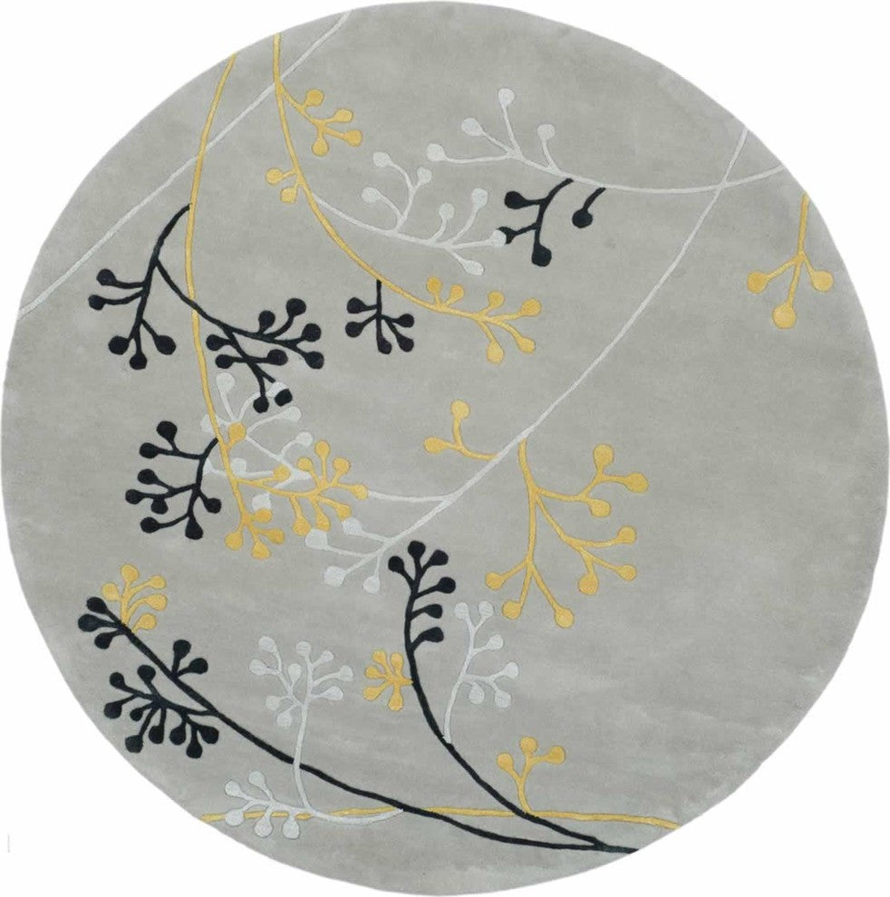 Safavieh Soho SOH305G 6' Round Gray Rug