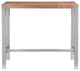 Modern Riva Bar Table Walnut - Brown