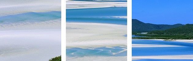 "Whitehaven Beach Eastern Australia" Canvas Art, 60"x20"x1.25"