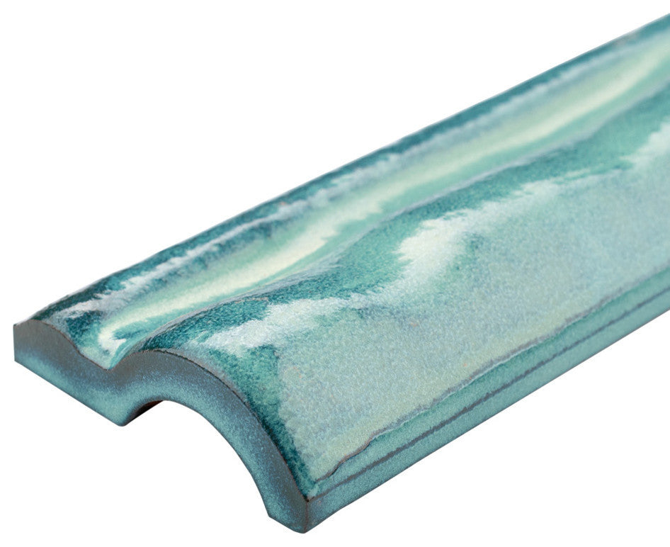 Antic Special Moldura Lava Verde Ceramic Wall Trim