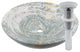 Novatto Blue Onyx Vessel Sink and Drain, Chrome