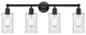 Innovations 616-4W-BK-G802 Clymer 4 Light Bath Vanity Light, Matte Black