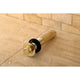 Fauceture Lift and Turn Sink Drain without Overflow, Polished Brass