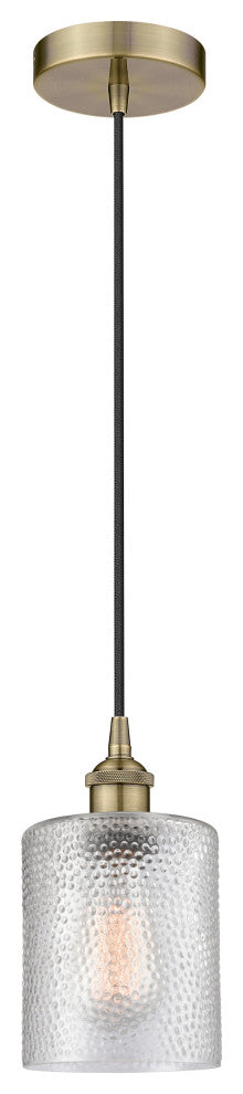 Innovations 616-1P-AB-G112-LED 1-Light Mini Pendant, Antique Brass