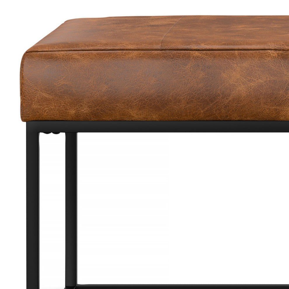 Candice Ottoman Bench, Tan