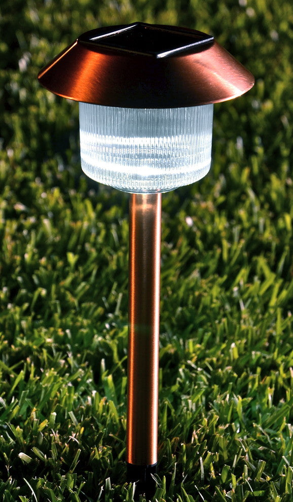 Homebrite Solar Power Belmont Path Lights, Set of 12