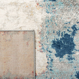 Safavieh Jasper Collection JSP101 Rug, Grey/Red, 6'7" Square