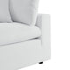 Modular Lounge Sectional Deep Sofa Chair Set, Sunbrella, White, Modern, Outdoor