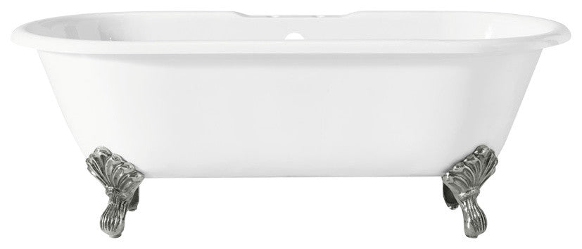 Cheviot Products Regal Cast Iron Bathtub With Faucet Holes and Shaughnessy