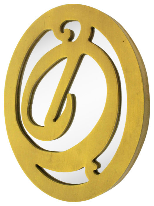 10"x8" Yellow Wood Wall Decor