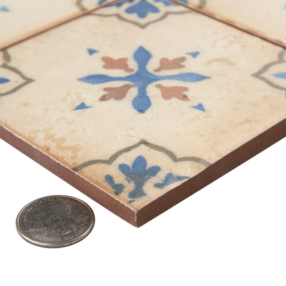 Mirambel Azul Ceramic Floor and Wall Tile