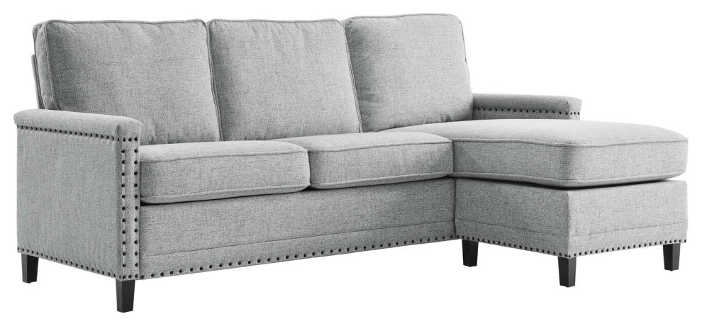 Sofa, Fabric, Gray, Modern, Living Lounge Room Hotel Lobby Hospitality