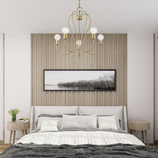 Livex Lighting Lucerne 5 Light Antique Brass Chandelier