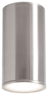 Everly 8" Outdoor LED Ceiling Light, Adjustable CCT, Satin Nickel