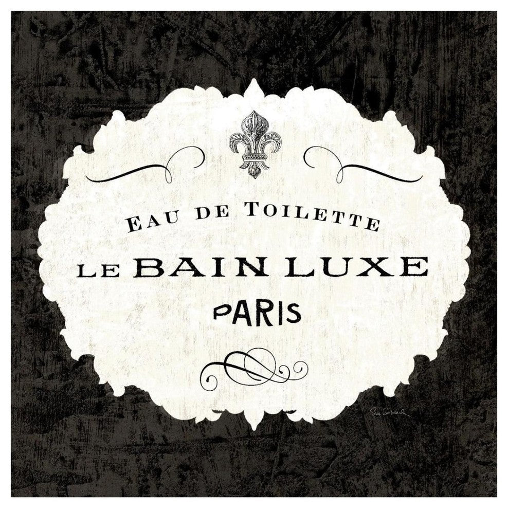 "Le Bain Luxe I Square" Digital Paper Print by Sue Schlabach, 42"x42"