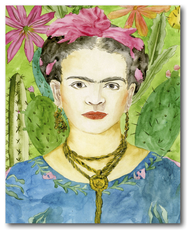 "Frida Kahlo II" Gallery-Wrapped Canvas Wall Art, 16"x20"