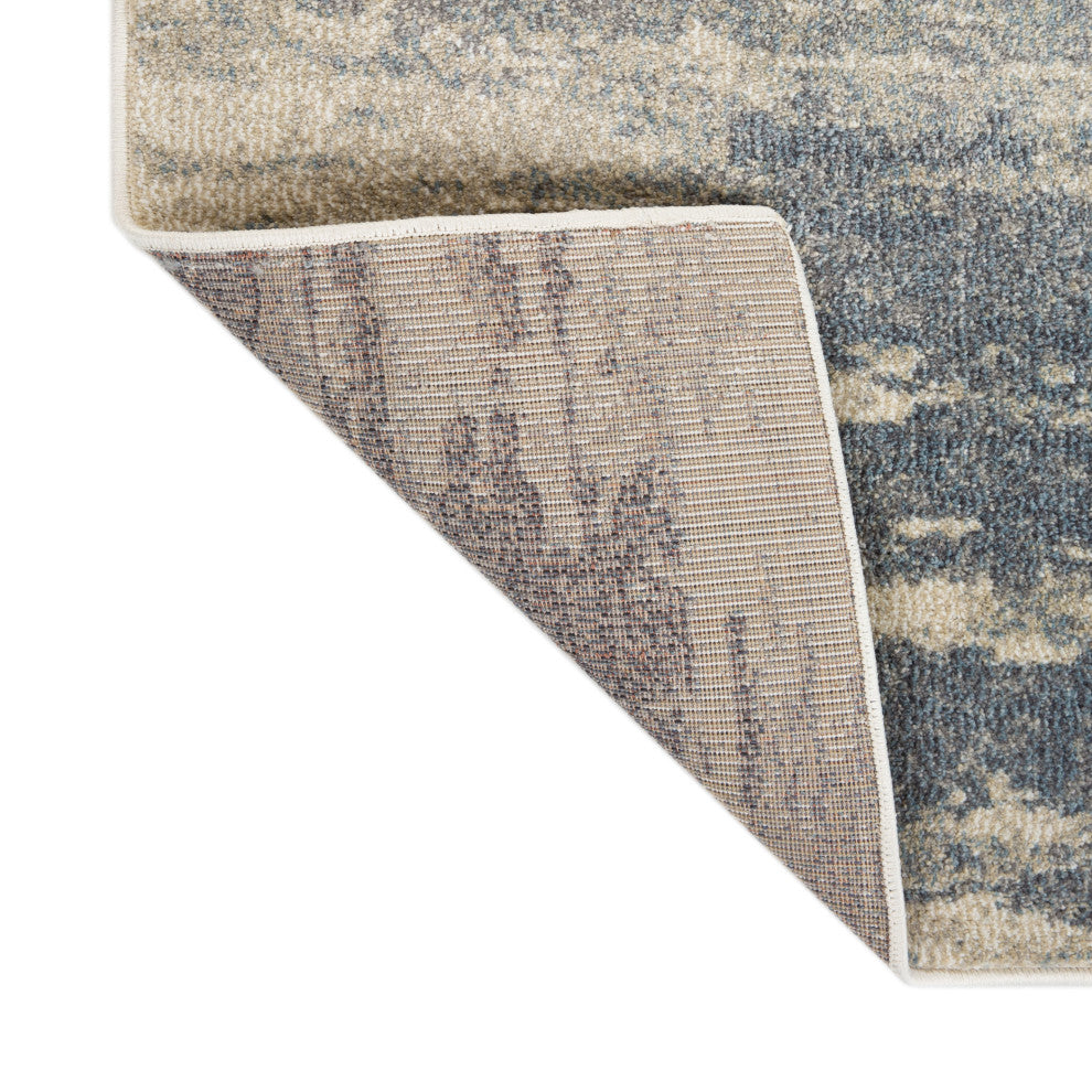 Jordan Delia Area Rug, Gray, 5'3" x 7'6", Abstract