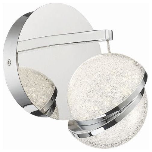 George Kovacs Silver Slice LED Bath P1431-077-L