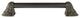 Acanthus Appliance Pull, Dark Brass, 16", Plain
