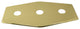 Three-Hole Remodel Plate, Polished Brass