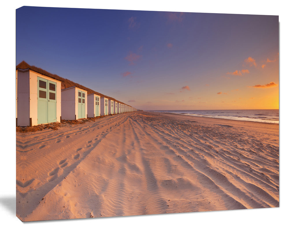 Laguna Canapa Bolivia at Sunset, Modern Landscape Canvas Art, 20"x12"