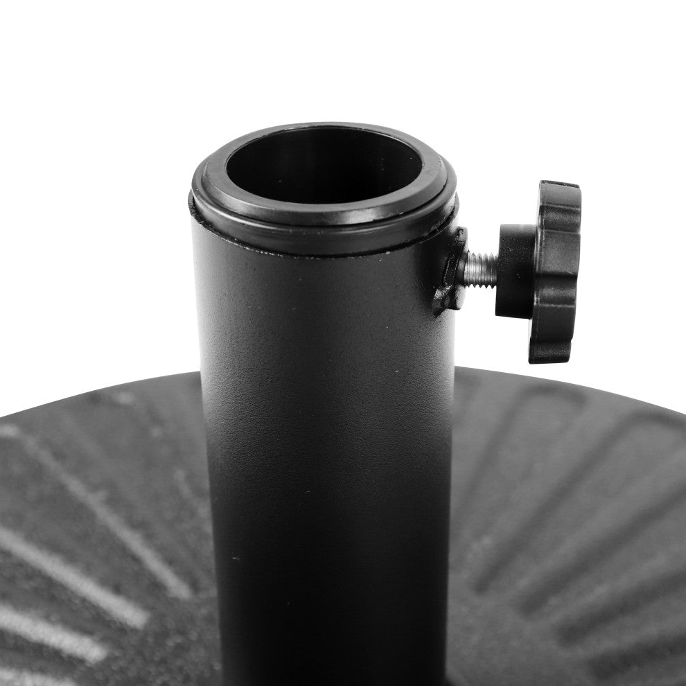 Outdoor Patio 20" Umbrella Base Round Fillable Free Standing