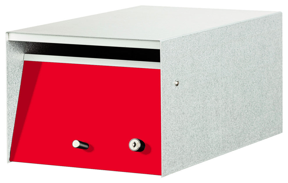 Urban Front Opening Zincalume Mailbox, Red