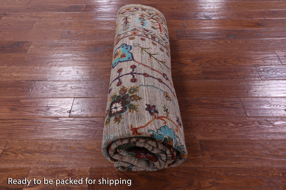 6' 7" X 9' 6" Handmade Persian Tabriz Wool Rug - Q12481