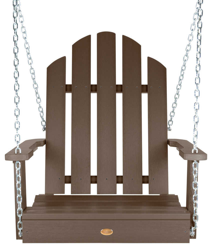 Classic Westport Single Seat Swing, Weathered Acorn
