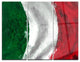 "Italy Flag" Glossy Metal Wall Art, 3 Panels, 36"x28"