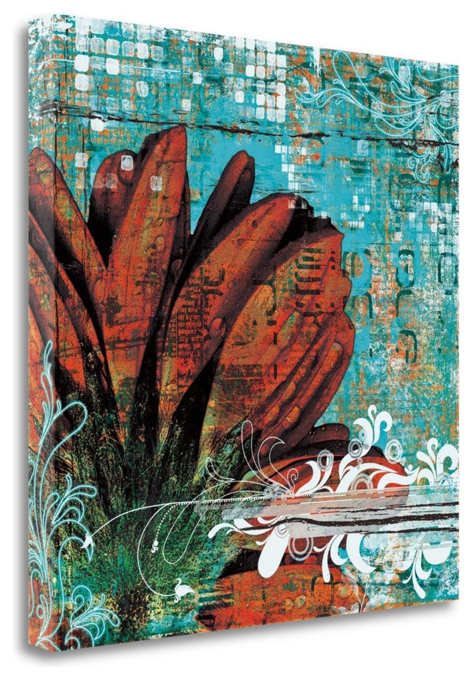 "Graffiti Gerbera" By Christina Lazar Schuler, Giclee on Gallery Wrap Canvas