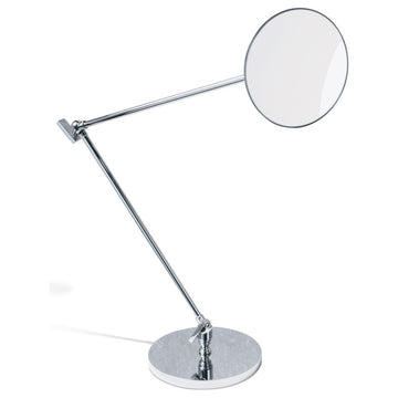 Smile Magnifying Mirror, Chrome