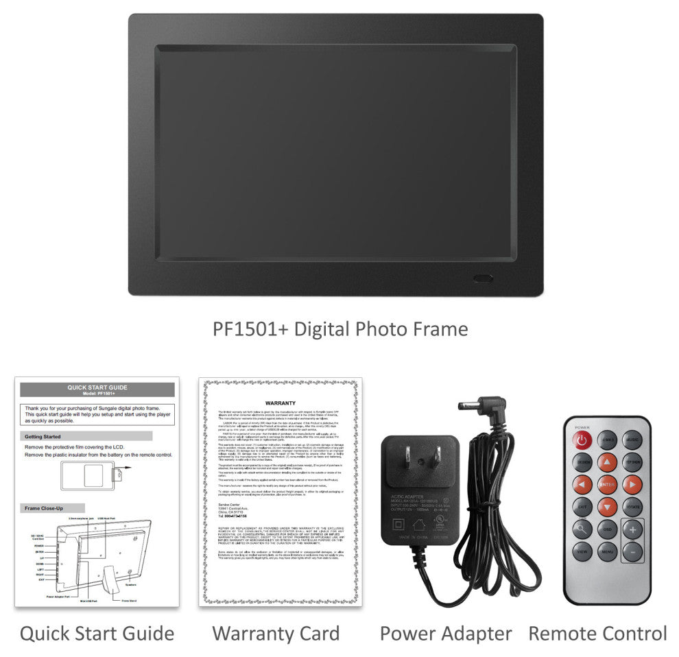 14" Full Function Digital Photo Frame