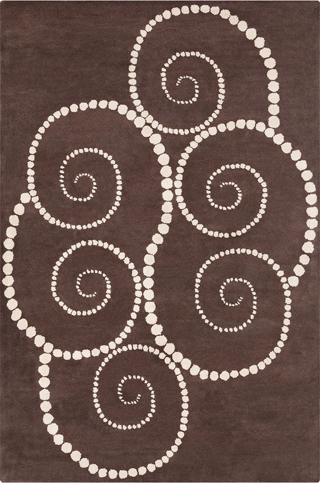 Allie Abstract Contemporary Area Rug, 8'x10'