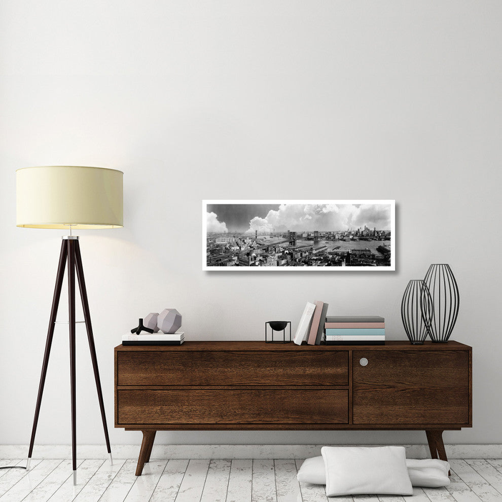 "Brooklyn Bridge, 1939" Digital Paper Print by Irving Underhill, 46"x17"