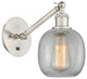 Innovations 317-1W-SN-G105-LED Belfast 1 Light Sconce, Brushed Satin Nickel