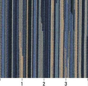 Navy Blue Gold Abstract Striped Contract Grade Upholstery Fabric By The Yard