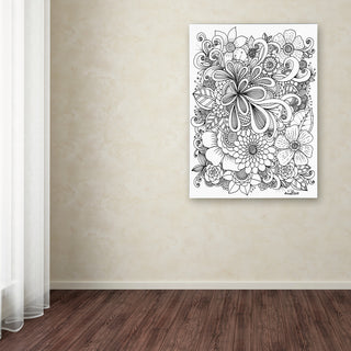KCDoodleArt 'Zendoodle 5' Canvas Art, 14"x19"