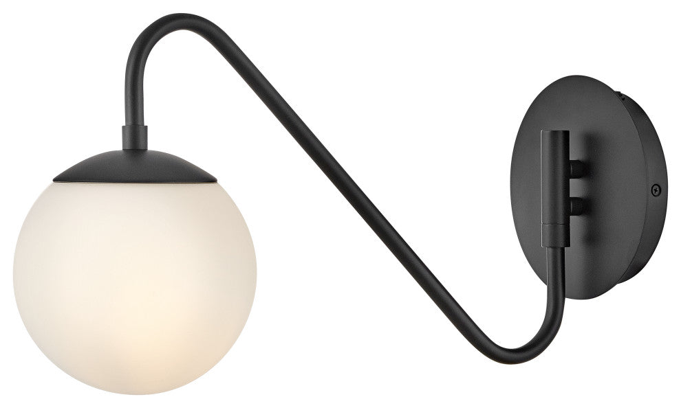Lark Dottie Small Single Light Sconce, Black
