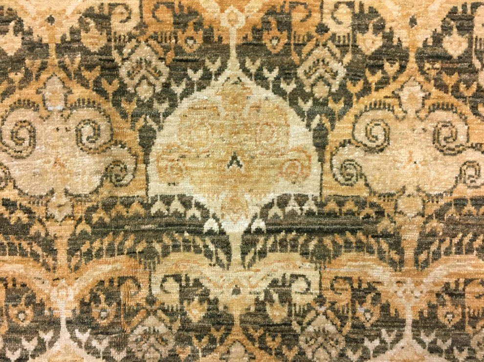 Peshawar Paisley Brown/Beige Rug, 9'7x13'0