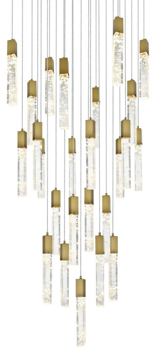 Home Living 36" Chandelier, Satin Gold