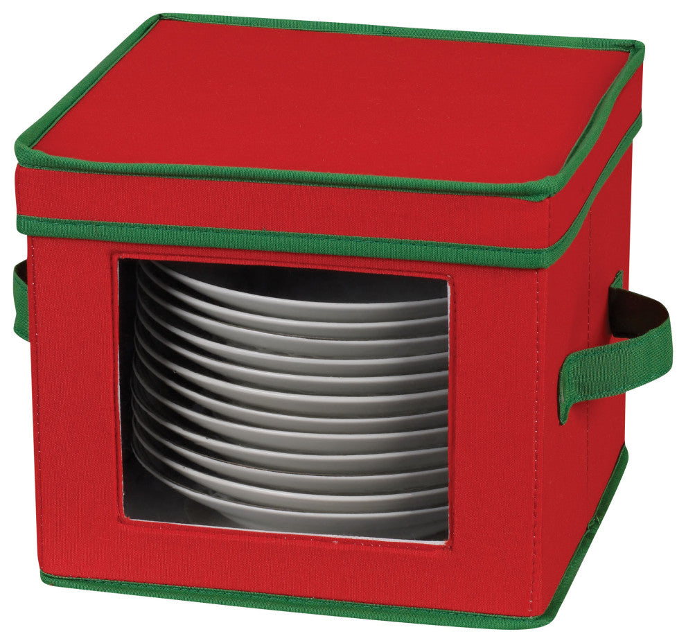 Holiday China Plate Storage Box